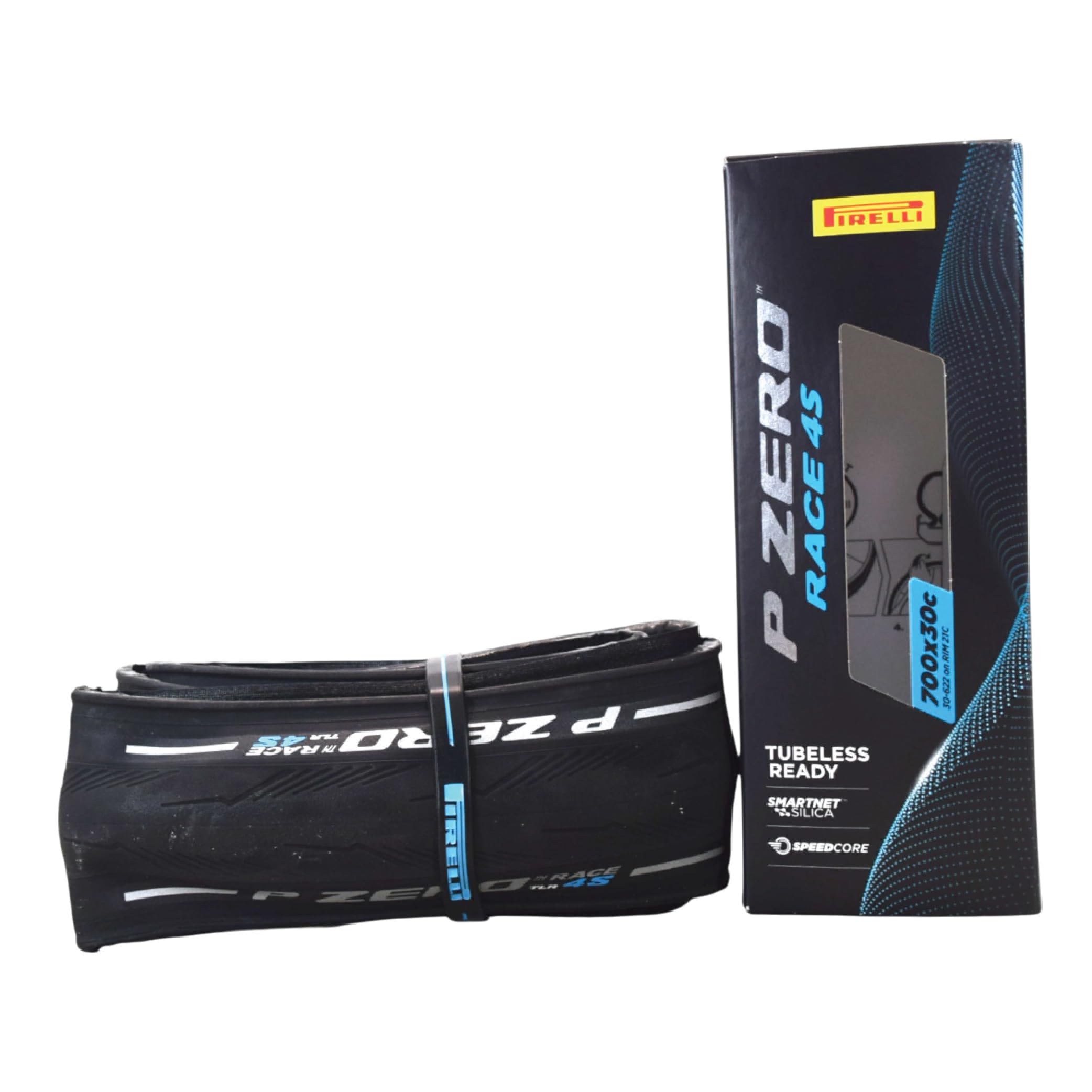 Pirelli P Zero Race TLR 4S 30-622 (700 x 30c) Road Bike Tire - All-Season Performance for Year-Round Excellence, Wet Grip, Punct