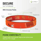 Flipbelt Mens Fb0114-Neop-Xs1, Neon Punch, Extra Small