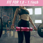 G4Free 7Pcs Barbell Pad Set For Squat, Hip Thrusts, Lunges Standard Olympic Bars With 2 Gym Ankle Safety Straps, 3 Hip Resistanc