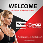 Wod Nation Attack Speed Jump Rope : Adjustable Jumping Ropes : Unique Two Cable Skipping Workout System : One Thick And One Ligh