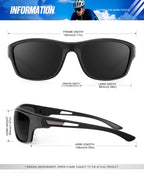 Kaliyadi Mens-Sunglasses Polarized Sunglasses Men: Sports Men'S Sun Glasses With Uv400 Protection For Driving Cycling Fishing