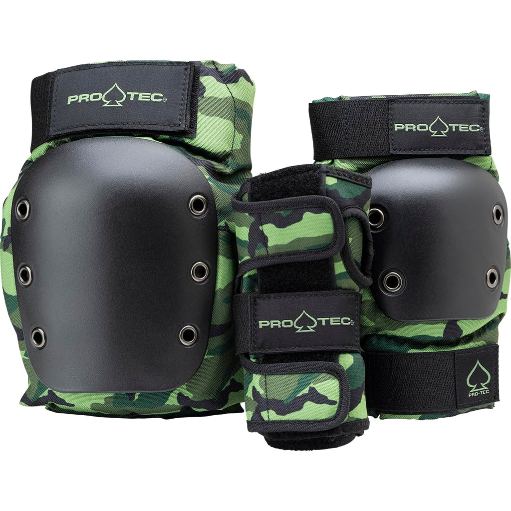 Jr. Street Gear 3-Pack - Open Back - Camo Youth Medium
