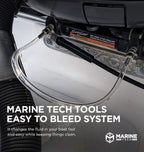 Marine Tech Tools Bleed Tube, Seastar Hydraulic Steering Bleed Kit, Fits Seastar Hydraulic Cylinders, Seastar Hydraulic Steering
