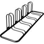 Retrospec Stash Garage Bike Rack, Weather Resistant Fine Powder Steel Coating Fits Wheels up to 3, Black, 4-Bike Rack L:59 x W