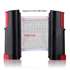 Hipiwe Retractable Table Tennis Net Replacement, Ping Pong Net And Post, 6 Feet(1.8M, Fits Tables Up To 2.0 Inch (5.0 Cm) (Black