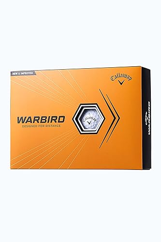 Callaway Warbird 23 Golf Balls, 1 Dozen (Pack Of 12), White