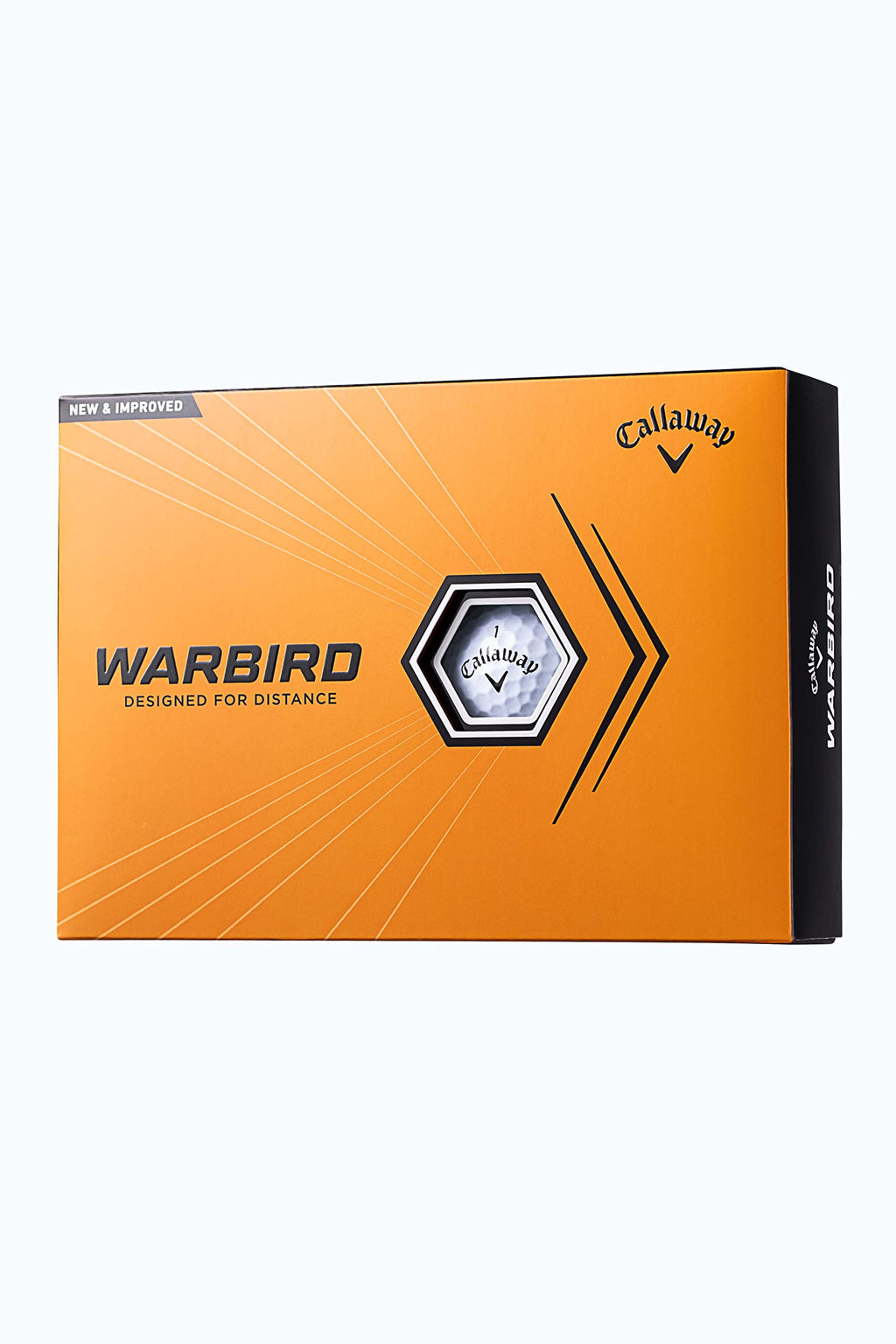 Callaway Warbird 23 Golf Balls, 1 Dozen (Pack Of 12), White