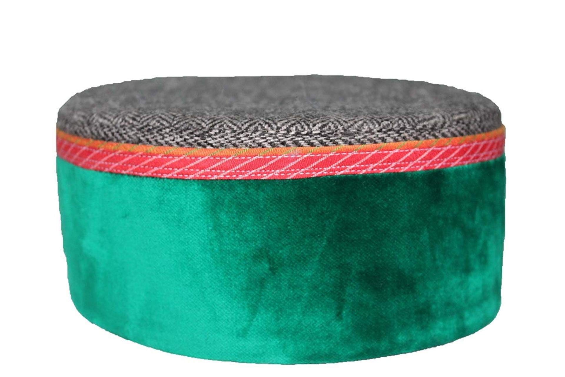 Aruna Kullu Handloom Unisex Wool Himachal Cap Green