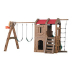 Step2 Naturally Playful Adventure Lodge Swing Set and Play Center