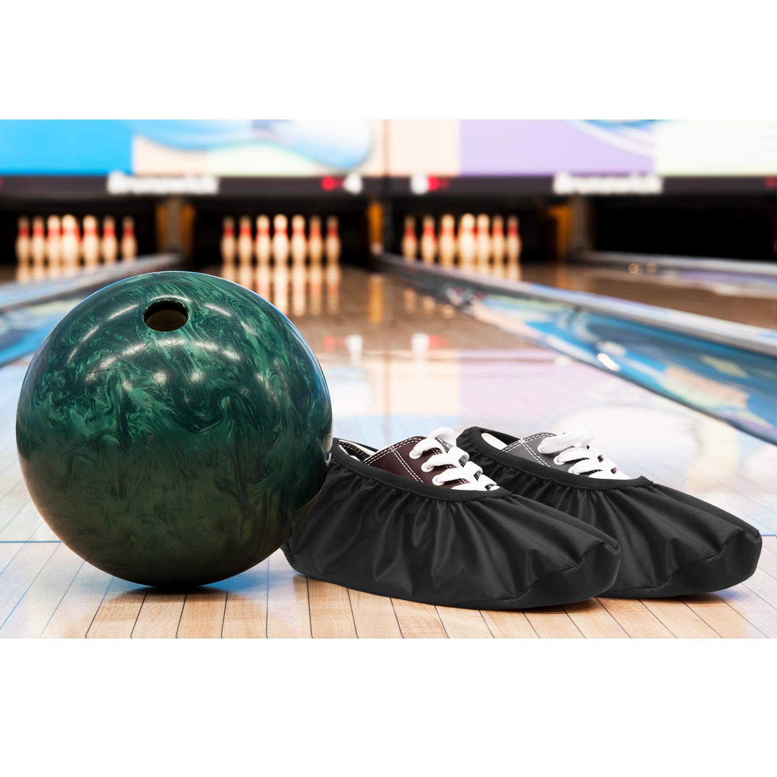 Coitek Bowling Shoe Covers, Shoe Protector Covers For Bowling Shoe Waterproof Reusable And Anti Slip (Medium)