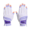 MAZEL Women s Fingerless Golf Gloves One Pair Open-Finger Design,Breathable Hot Wet Weather Sweat-Absorbing,Fit Size S M L XL (