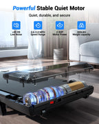 Deerrun Walking Pad 2 In 1 Under Desk Treadmill, 2.5Hp Low Noise Walking Pad Running Jogging Machine With Remote Control For Hom