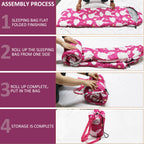 Kids Sleeping Bags - Camping Sleeping Bags With Carry Bag - Compact Sleeping Bag For Hiking, Backpacking 3 Season Warm & Cool We