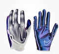 Nike Vapor Jet 8.0 Football Gloves (White | Metallic Royal, Small)