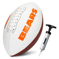 Franklin Sports Nfl Chicago Bears Autograph Football - Official Size White Panel Souvenir Football For Autographs + Signatures -