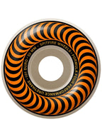 Spitfire F4 Classic Swirl 53Mm White/Orange (Set Of 4)