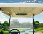 10L0L Newest Golf Cart Folding Side Mirrors And Rear View Mirror 16.5'' Extra Wide Panoramic Golf Cart Mirrors Fits Club Car Ezg