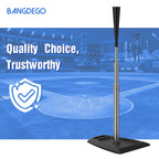 Portable Batting Tee For Baseball/Softball, Tees Height Adjustment From 24-45 Inch, Baseball Tees For Hitting With Heave Duty Ba