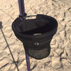 Red Suricata Cup Holder For Drinks - Accessory For Sun Shade Canopy Tent - Attaches To Tent Pole - Holds One Beverage (Cup, Bott