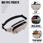 Waterfly Fanny Pack Waist Bag: Runner Small Hip Pouch Bum Bag Running Fannie Pack Phanny Fannypack Waistpack Bumbag Beltbag Spor