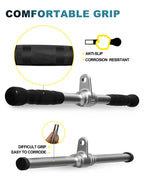Power Guidance Triceps Pull Down Attachment, Cable Machine Accessories For Home Gym, Lat Pull Down Attachment Weight Fitness - L