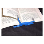 Flipklip Portable Book Page Holder For Hands Free Reading In Bed, On The Go - Works On Hardcovers, Paperbacks, Magazines, Piano