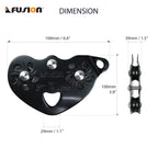 Fusion Climb Advent Military Tactical Edition Speed Super Stainless Steel Trolley Pulley Black 50Kn