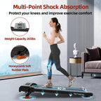 Hartwares Walking Pad Treadmill With 9% Incline, 2.5Hp Quiet Treadmills For Home Office Small, Portable Walking Pad With 265Lb C