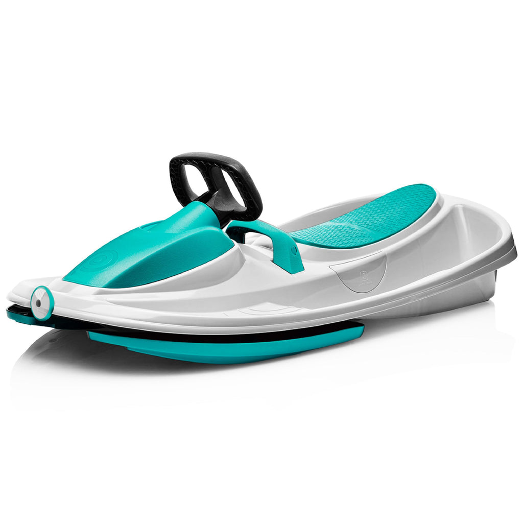 Gizmo Riders Stratos Snow Bobsled for Kids- 2 Person Steerable Snow Sled for Ages 3 and Up (Nimbus Ice Blue), (GRSTR-ASSORT)