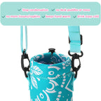 Chengu 3 Pack 25 Oz Neoprene Water Bottle Carrier Bag With Adjustable Shoulder Strap Water Bottle Holders For Adults Sports Gym