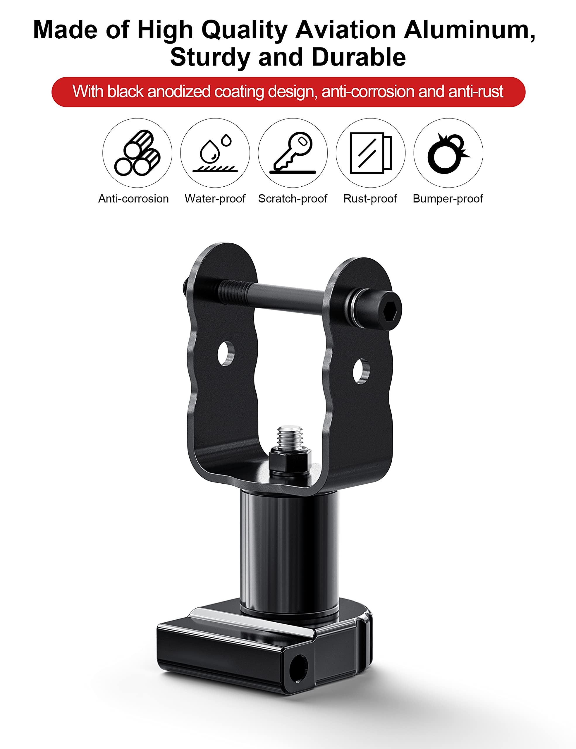 Coolwufan 360 Degree Screen Swivel Mount For Peloton Bike, Upgraded Screen Swivel For Peloton, Accessory To Turn For Peloton Bik