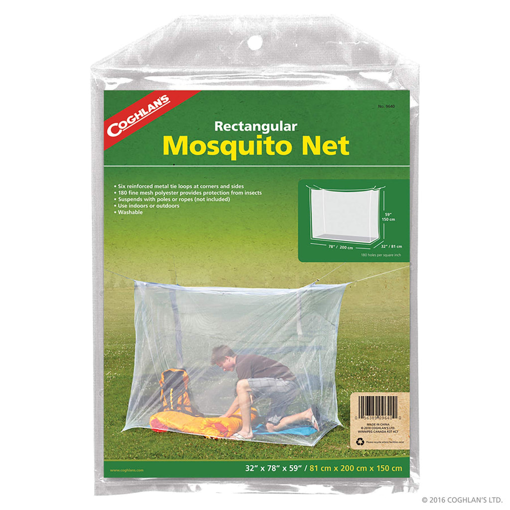 Coghlan'S 9640 32X78 Mosquito Bed Net, Multicolor, Single Wide / 180-Mesh