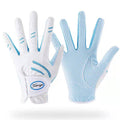 CINGHI LUSSO Childrens Golf Gloves, Leather Elastic Fabric Golf Gloves for Boys and Girls, Soft, Breathable and Wear-Resistant,