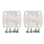 Coleman Cooler Replacement Hinges (2-Pack), Perfect Fix For Damaged Hinges, Includes 2 Durable Plastic Hinges & 8 Mounting Screw
