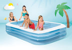 Intex 58484Ep Swim Center Inflatable Family Pool: 277 Gallon Capacity - 120'' X 72'' X 22'' - Blue