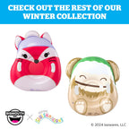 Bigmouth X Squishmallows Heavy Duty Inflatable Snow Tube For Kids And Adults Winter Tubing Sled - Winston The Owl