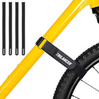 Bike Rack Straps, 4-Pack Trilancer Adjustable Bike Wheel Stabilizer Strap With Hook And Loop For Car And Wall Mount, For Transpo