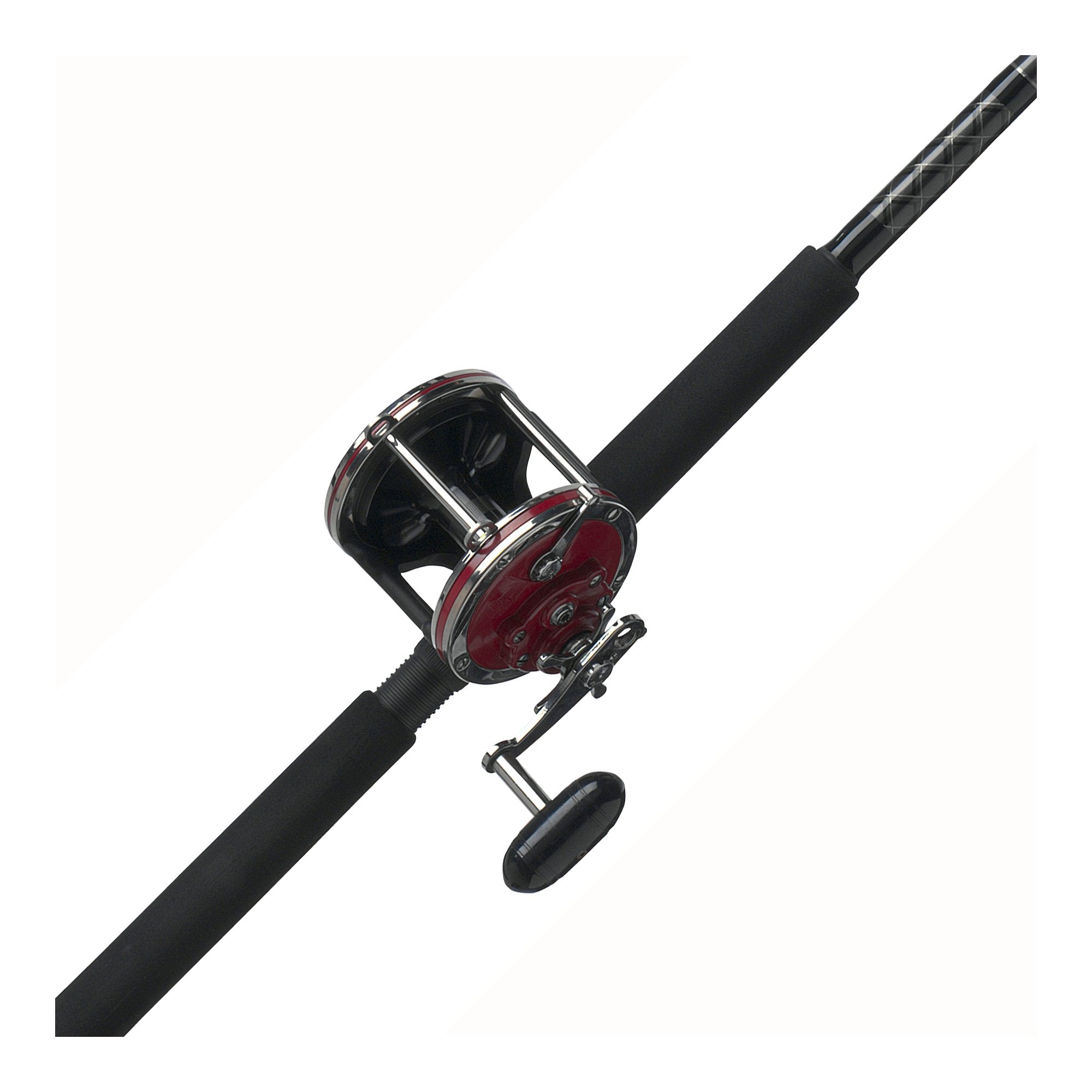 PENN Senator Combo, Black/Smoke/Red, 66- Medium Heavy- 1pcs