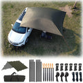 Top Lander Car Awning Camping Suv Sun Shelter Waterproof Universal Tent Canopy Anti-Uv For Van Campervan Caravan Truck Vehicle (