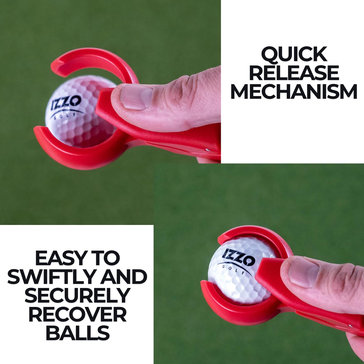Izzo Golf The Claw Golf Ball Retriever - 6Ft Extension Retriever For Retrieving Golf Balls