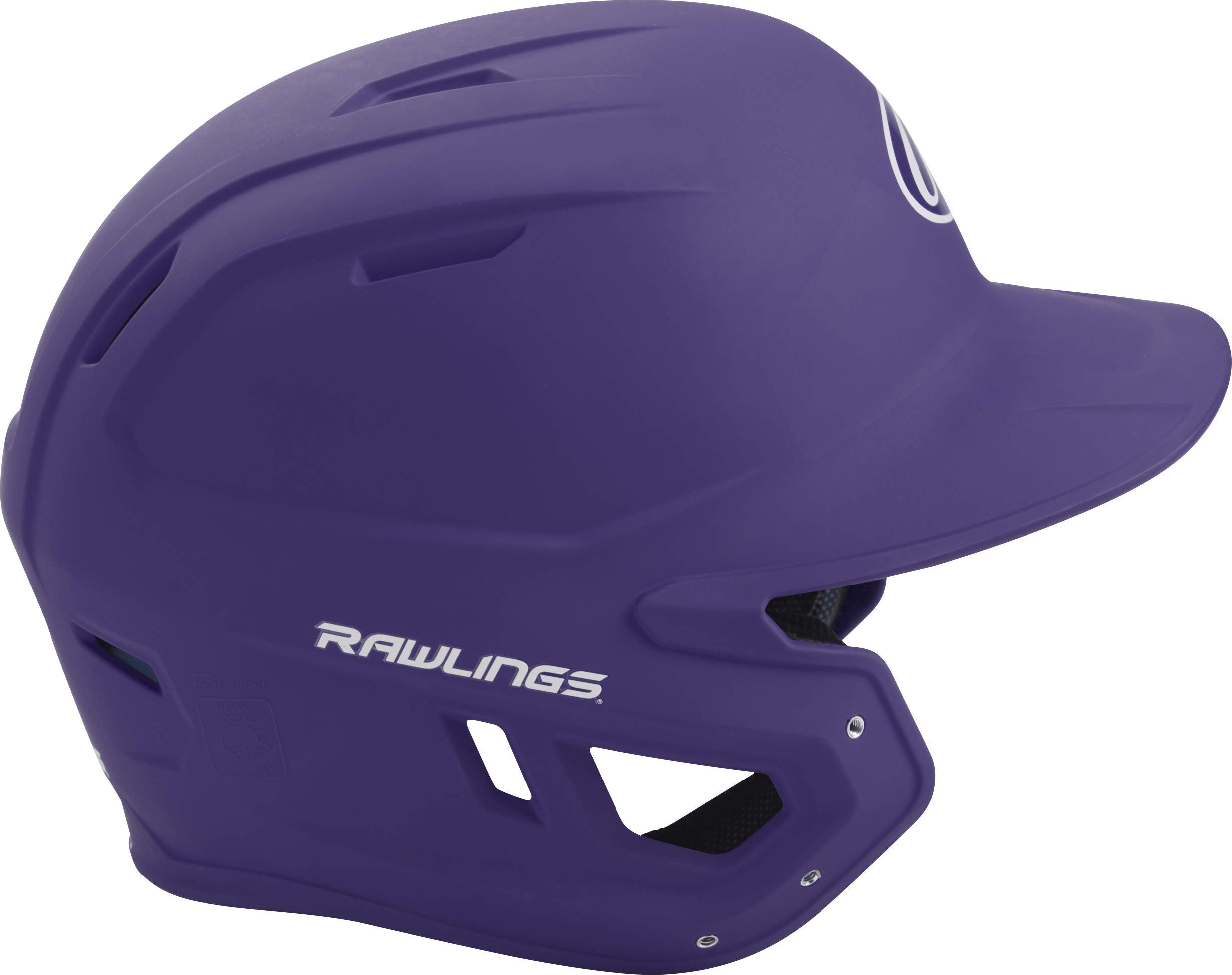 Rawlings | Mach Batting Helmet | Matte Purple | Junior (6 3/8'' - 7 1/8'')
