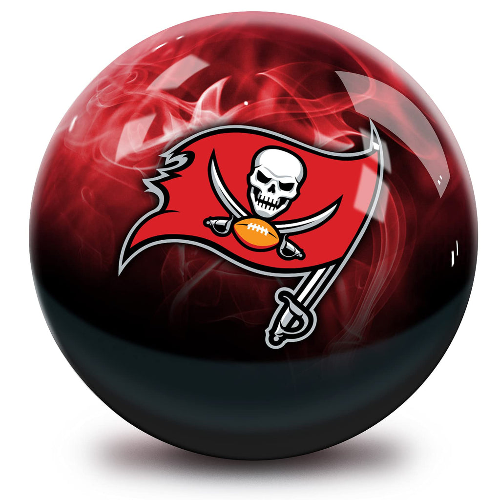 Tampa Bay Buccaneers Nfl On Fire Bowling Ball 14Lbs