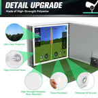 Aikeec Golf Simulator Impact Screen Display Projector Screen For Golf Training,Indoor Ultra Clear Golf Impact Screen,With 14Pcs