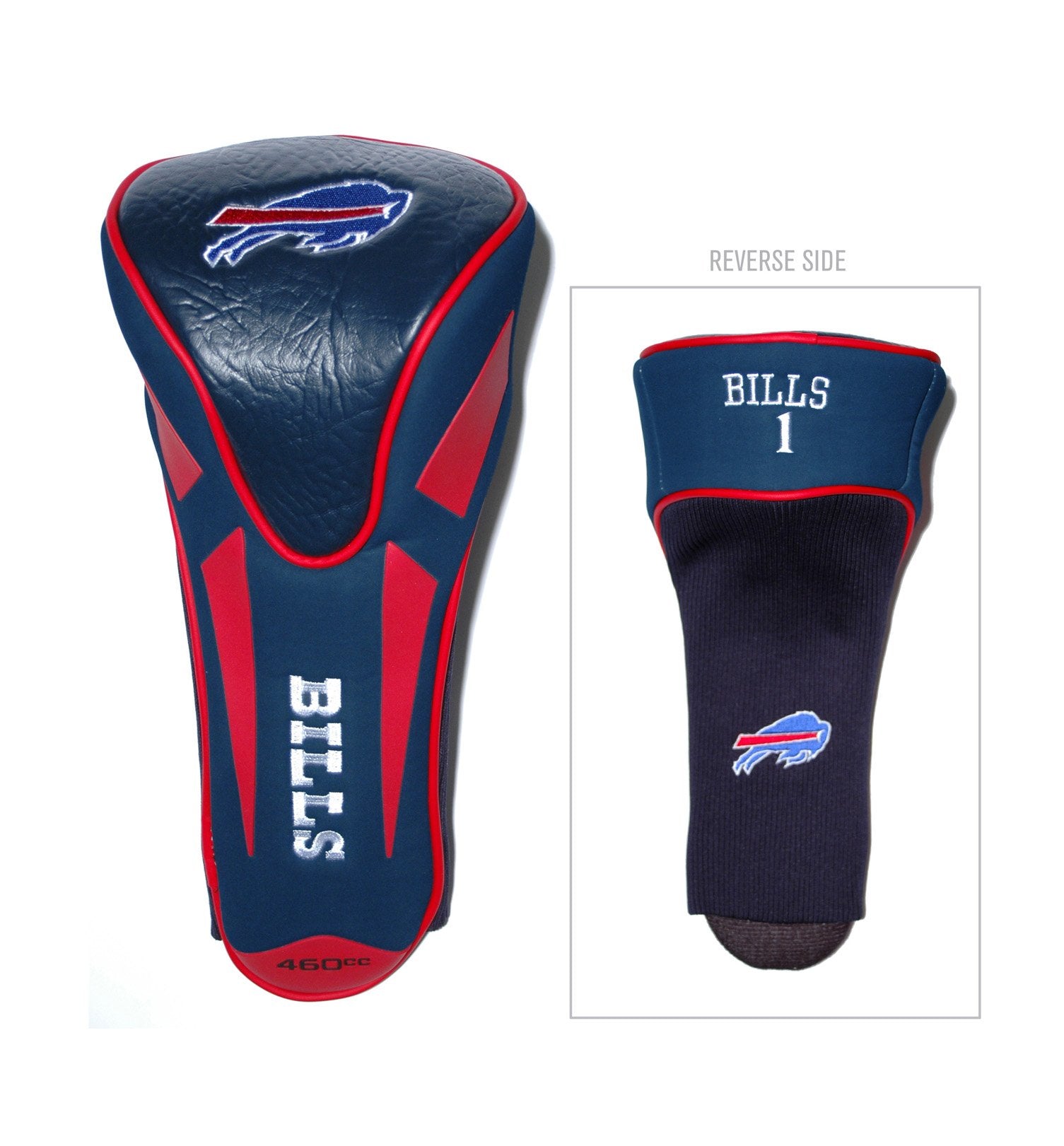 Team Golf Nfl Buffalo Bills Single Apex Driver Head Cover Golf Club Single Apex Driver Headcover, Fits All Oversized Clubs, Trul