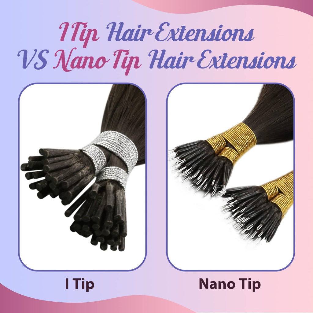 Sunny I Tip Hair Extensions Human Hair Dark Brown I Tip Real Human Hair Extensions Brown Pre Bonded I Tip Hair Extensions Real H
