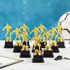 Juvale 12 Pack Small Gold Soccer Trophies For Team Award Ceremonies, Championship Games, Sports Competitions (2.5 X 6 In)