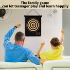Mixi Magnetic Dart Board For Kids, Outdoor Toys Kids Games Double Sided Dart Board Games Set For Boys With 12 Darts, Best Toys G