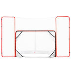 Vevor Hockey Goal With Backstop And Targets Street Outdoor Steel Hockey Net 72''
