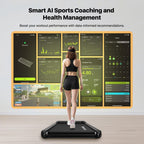 Mobvoi Smart Ai Treadmill Ultra/Se Walking Pad Treadmills Under Desk Running Machine Compact Portable Ticsports App For Home Off