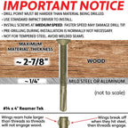 14 X 4 Reamer Tek Torxstar Head Self-Drilling Wood To Metal Screws - 5 Lbsa 118 Tek Screws - Tek Screws For Flatbeds, Trailers,